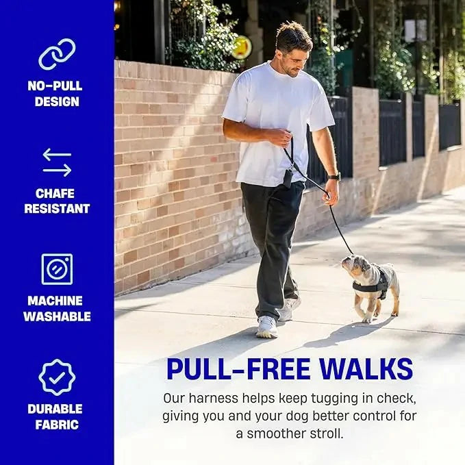 No-Pull Dog Harness with Quick-Fit Adjustable Comfort Design----Free Shipping