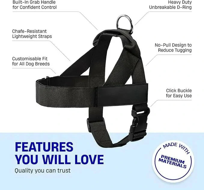 No-Pull Dog Harness with Quick-Fit Adjustable Comfort Design----Free Shipping