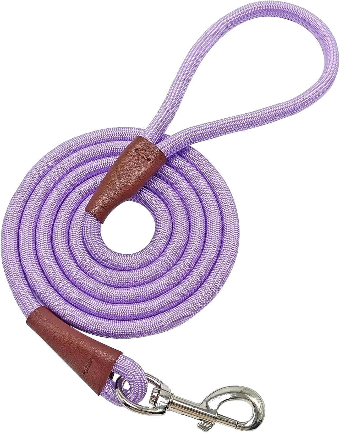 Heavy-Duty Rope Dog Leash with Comfortable Grip & Tangle-Free Clip