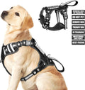 Tactical No-Pull Dog Harness with Reflective Patches