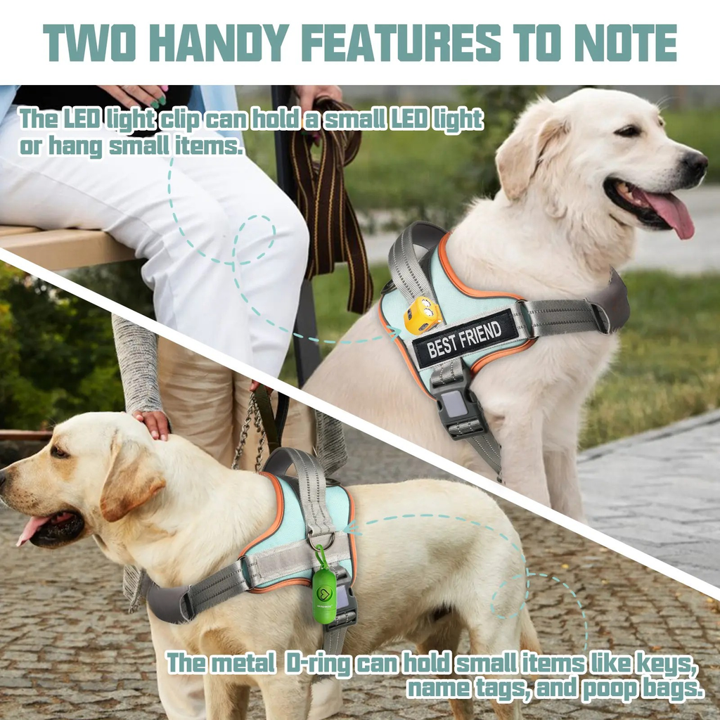 No-Pull Dog Harness with Adjustable Comfort Fit