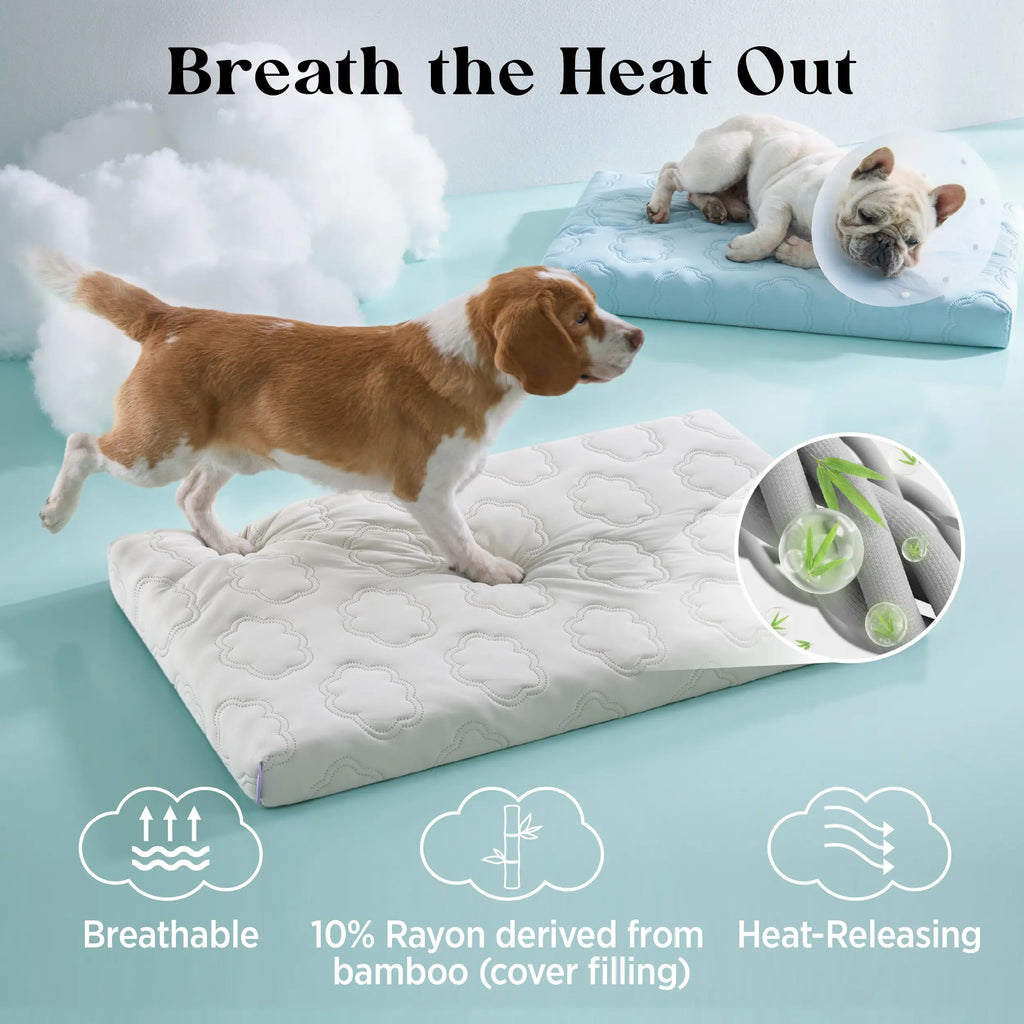 Cooling Orthopedic Dog Bed Instant Cooling Comfort & Supportive Sleep for Your Dog